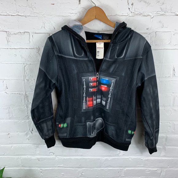 Star Wars Long Sleeve Full Zip Hoodie Size Small